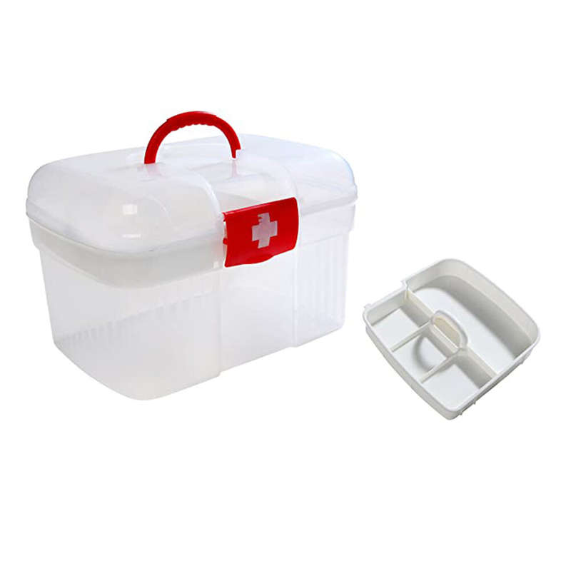Home Office Emergency Toolbox Storage Box Pill Storage Home Health Storage Organizer Large Size 27*1