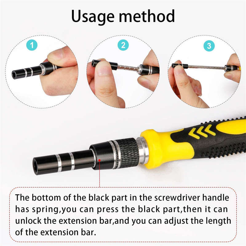 115 in 1 Professional Screwdriver Set Precision Screwdriver Set Multi-function Magnetic Repair Compu