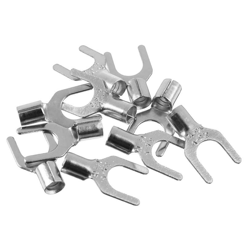 AOQDQDQD 320Pcs Connector Cold Pressed OT/UT Crimp Terminals Copper Nose Wiring Fork Set with Box