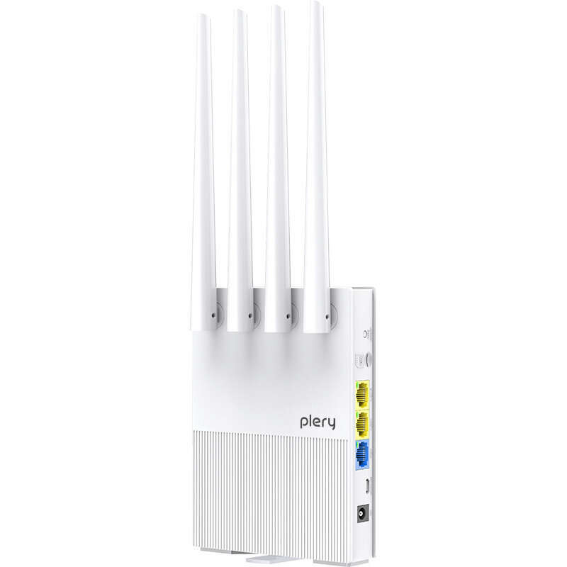 PLERY R623 4G LTE Router Wireless 300Mbps Fast Wired and Wireless Connections Support Micro SIM Card