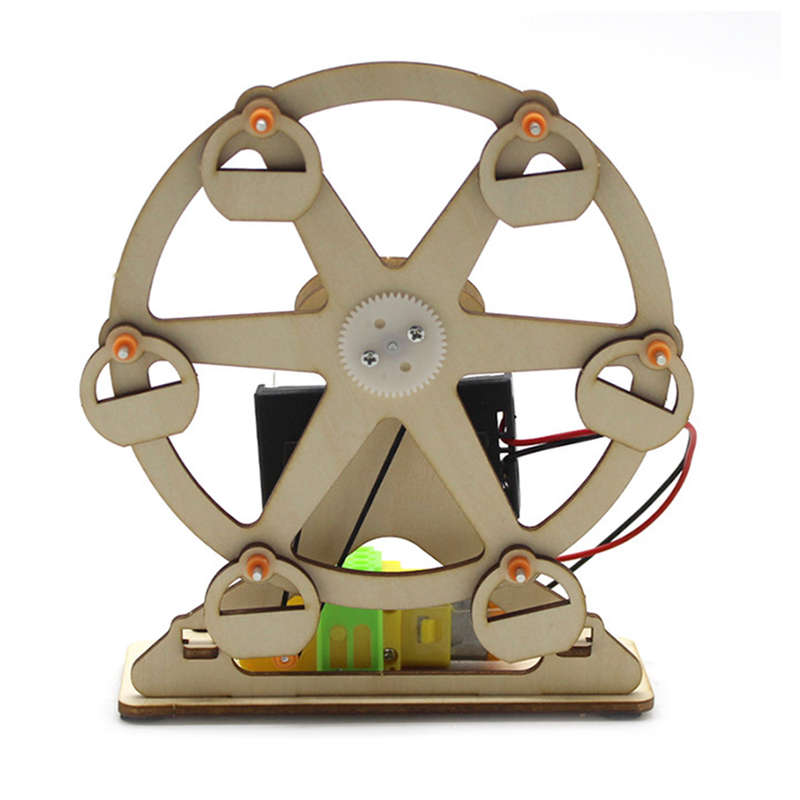 Wooden Ferris Wheel Model Assembly Kit DIY Children's Science Experiment Education Toy Student Techn