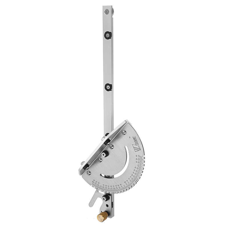 Wnew Upgraded Miter Gauge Brass Handle Table/Saw Router Miter Gauge Sawing Assembly Ruler