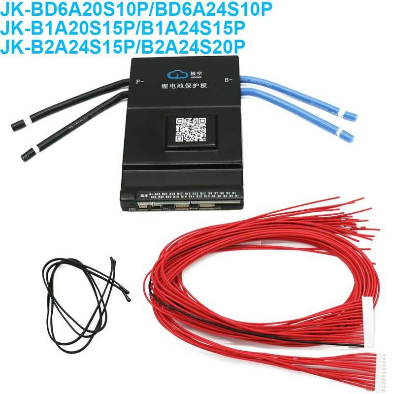 Smart BMS 1A 2A 6A Balance Current 8S 17S 20S 24S JK BMS CAN 60A 80A 100A 150A 200A 600A Lifepo4 Li-