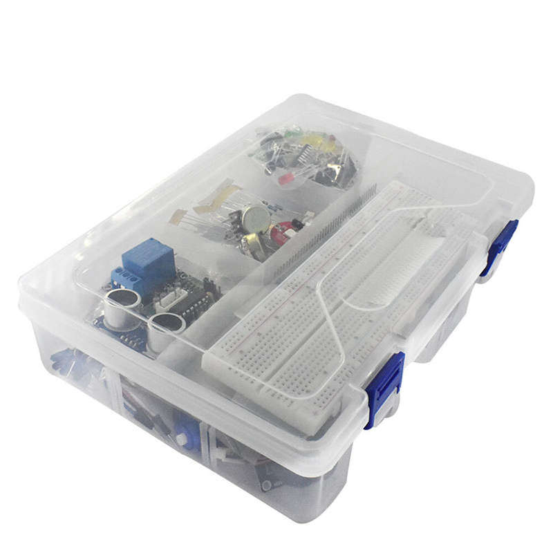 Starter Kit for Arduino UN0 R3 - UN0 R3 Breadboard and Holder Step Motor / Servo /1602 LCD / Jumper