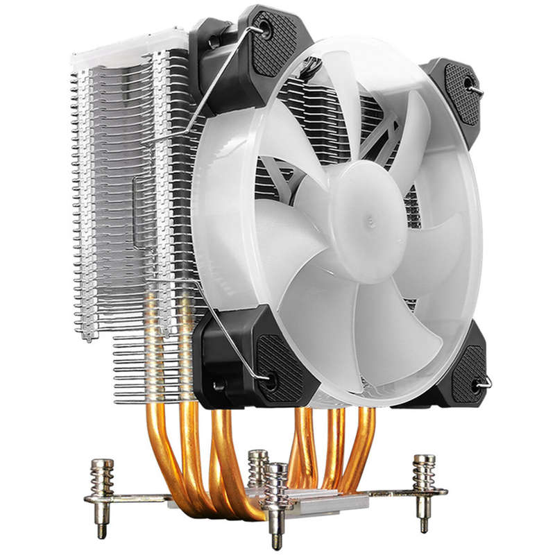 COOLMOON X400 ARGB CPU Cooler 4 Heat Pipes 5V 3Pin TDP 125W For Intel/AMD