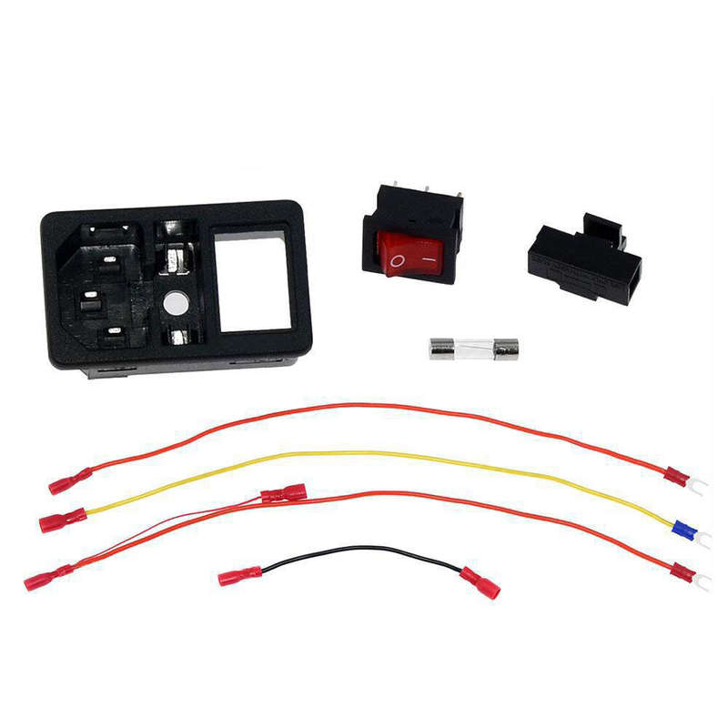 Artillery Rocker Switch with Fuse and Outlet fit Artillery Sidewinder X2 Genius P 3D Printer