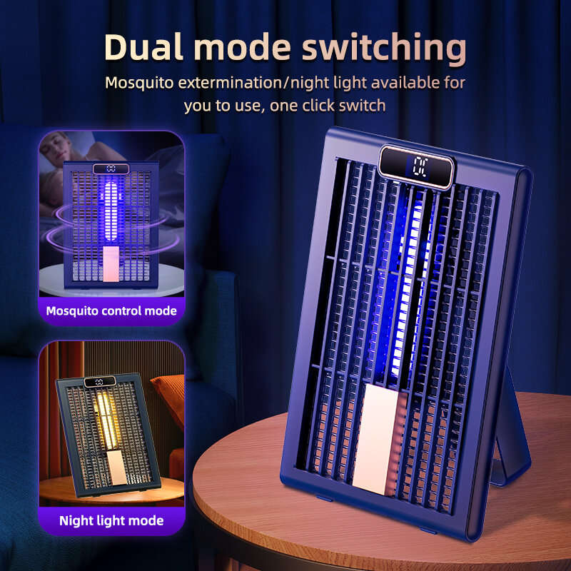 Portable 180 Folding Design Mosquito Lamp with Real-Time Mosquito Count Ideal New Attracting Light W
