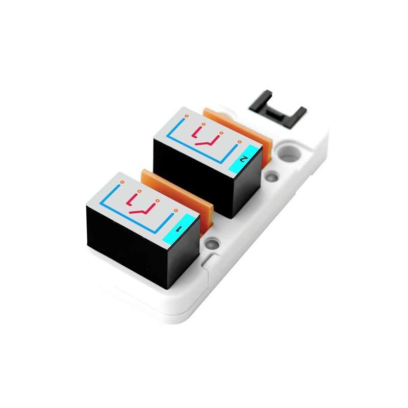 M5Stack 2 Channels SPST Relay for AC/DC Signal Switching Digital Equipment Power on and Off with LED