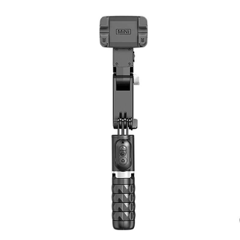 ToKQi Q18 Handheld Mobile Phone Gimbal Stabilizer bluetooth Selfie Stick Holder with Fill Light for