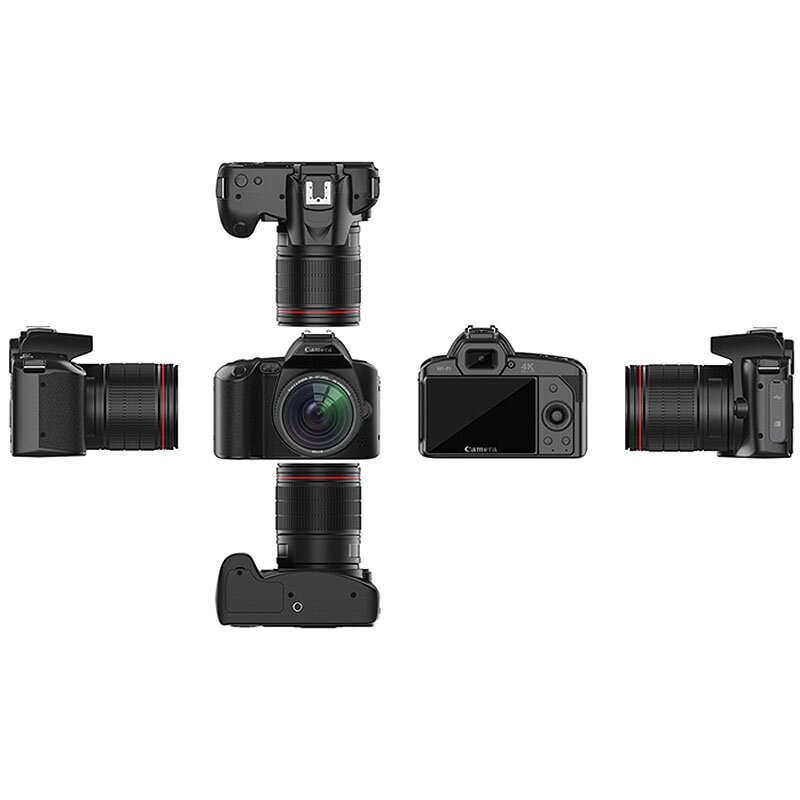 D5 4K HD WiFi Digital Video Camera 3 inch IPS Display 16X Time-Lapse Webcam Stabilizer Cam Professio