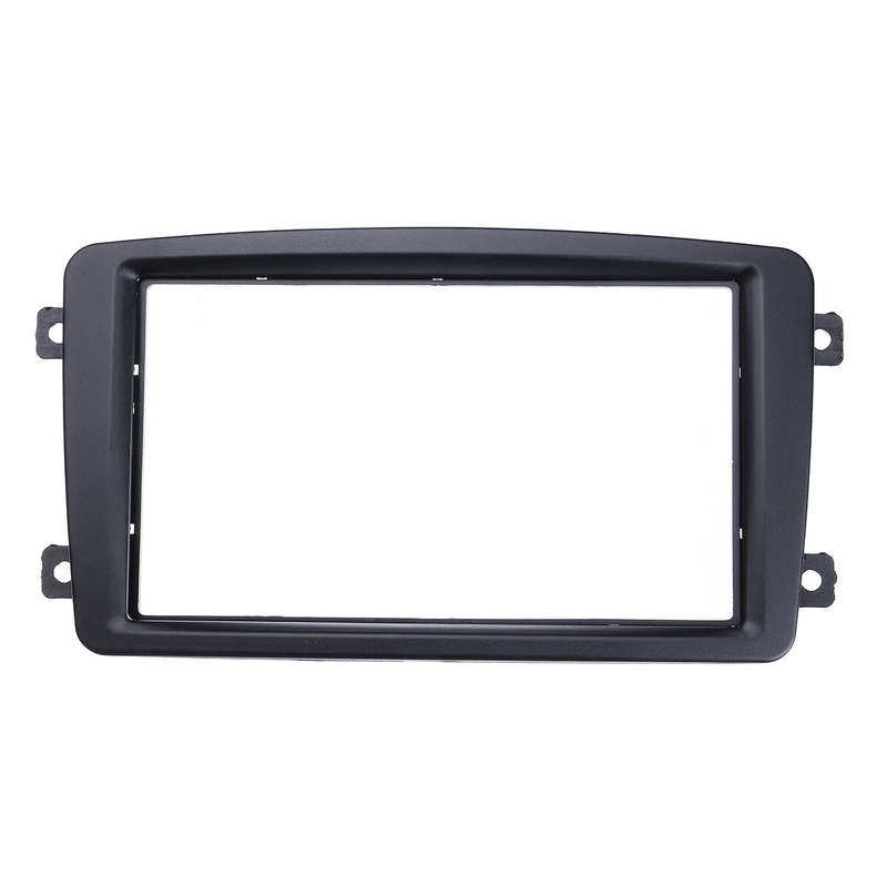 2 Din Car Radio Stereo Dvd Player Fascia Panel Dash Frame Trim For Mercedes C Class W203 2002-2004