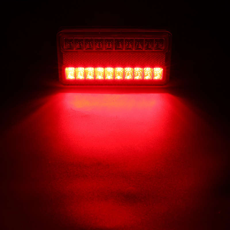 2Pcs Waterproof Car 20LED Tail Light Rear Lamps Pair Boat Trailer 12V Rear Parts For Trailer Truck C