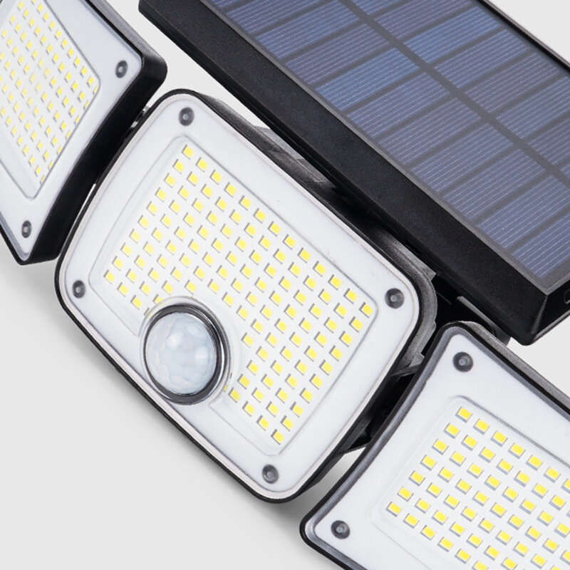 280LED Waterproof Solar Light Motion Sensor Outdoor Body Sensor Light Separate Solar Wall Lamp Stree