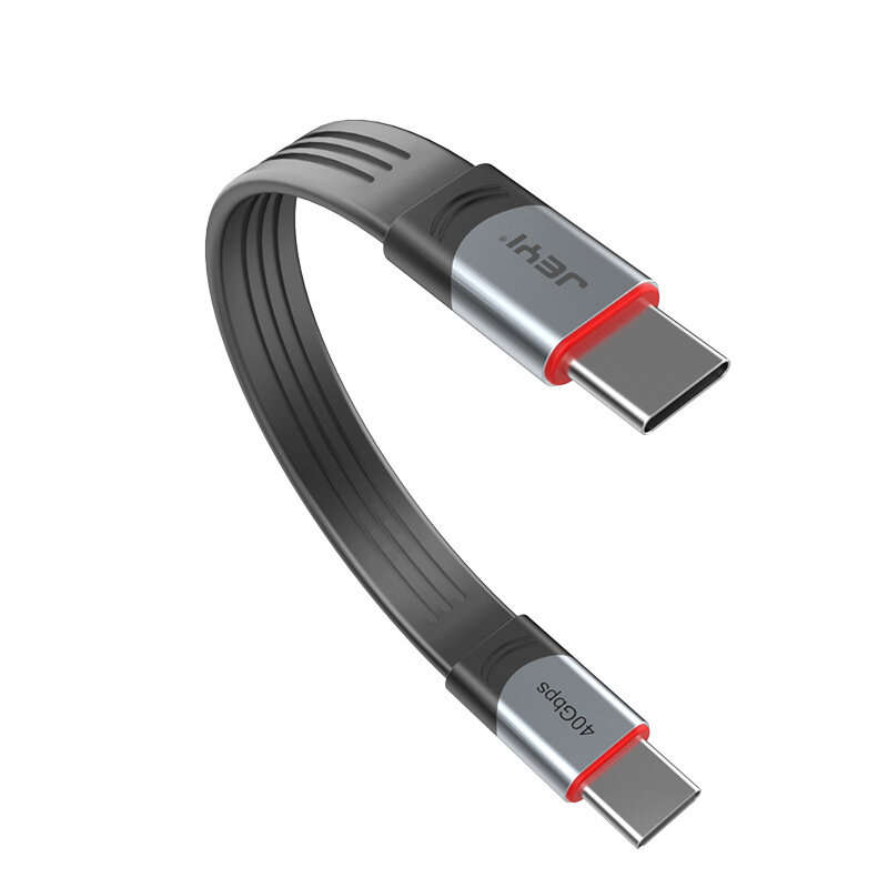 JEYI USB4.0 C to C Cable 40 Gb/s Data Transfer 100W PD3.0 Power Charging Compatible with TB4/3 USB-C
