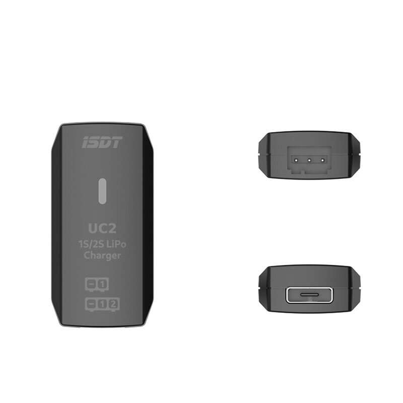 ISDT UC2 1S/2S LiPo Battery Balance Smart USB Charger XH 2.54 Balance Port Direct Charge
