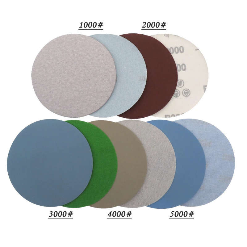25PCS Assorted Grit Sanding Discs 5 Inch Silicon Carbide Waterproof for Wet and Dry Polishing 1000 t