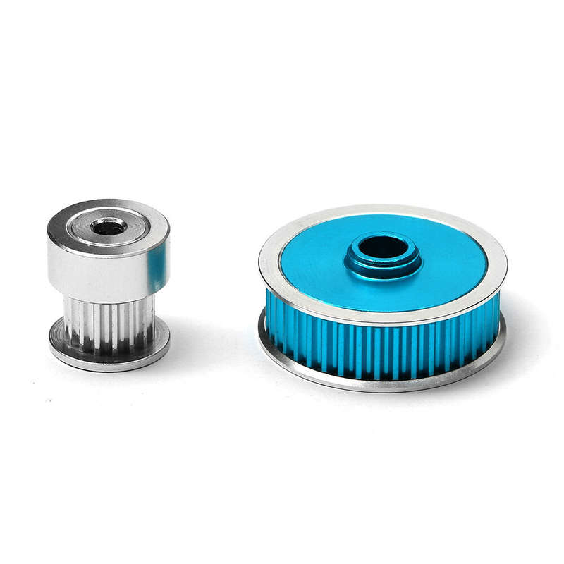 TT02 Low Noise Belt Drive 16T 40T Transmission Gears System DIY Modify Upgrade Parts for Tamiya TT02