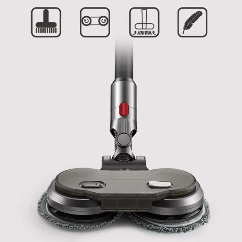 Electric Mop Head forDyson V7 V8 V10 V11 with Water Tank 150 RPM Multi-Functional Dry Wet Mopping Po