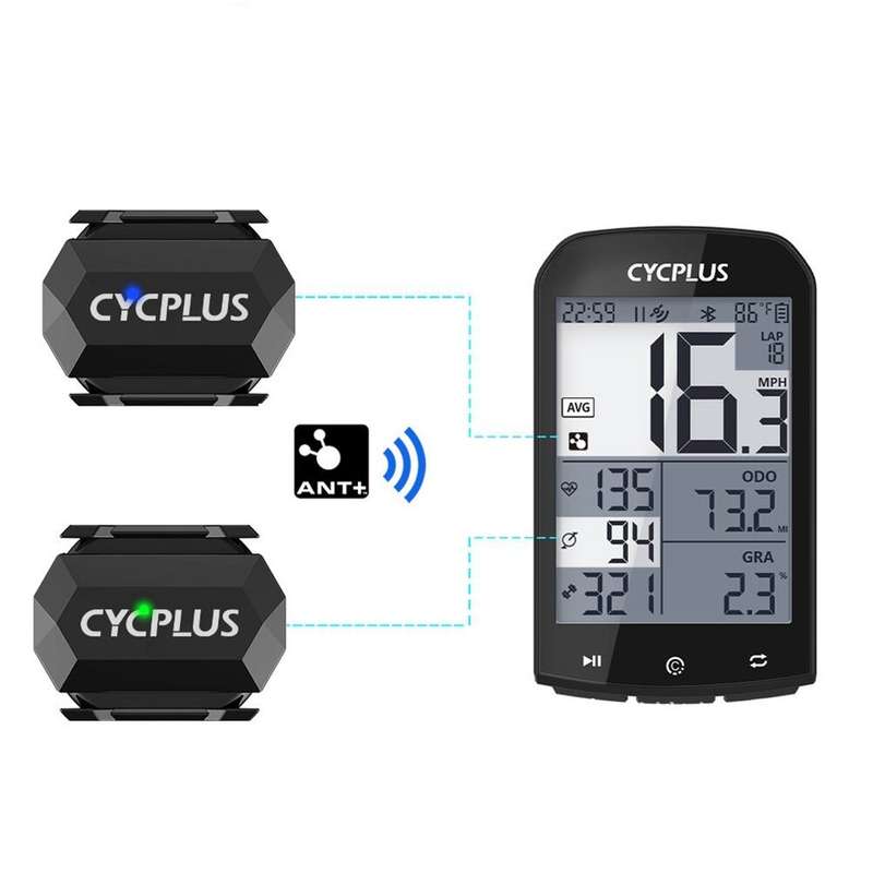 CYCPLUS C3 Wireless Cadence Speed Dual Sensor bluetooth ANT+ 220mAh Battery IP67 Waterproof 10g Ligh