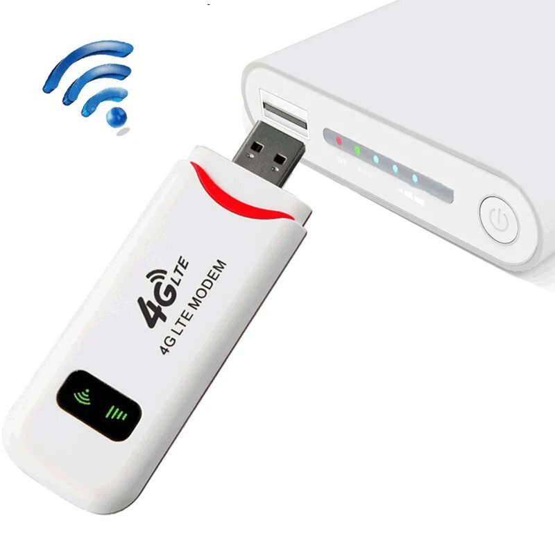 4G LTE Wireless Network Cards USB Dongle 150Mbps Modem Mobile Broadband Sim Card Wireless WiFi Netwo