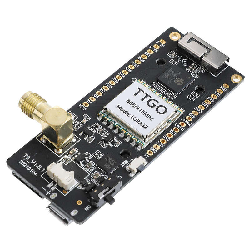 LILYGO TTGO LoRa32 868Mhz ESP32 LoRa OLED 0.96 Inch SD Card bluetooth WIFI Wireless Module ESP-32 SM