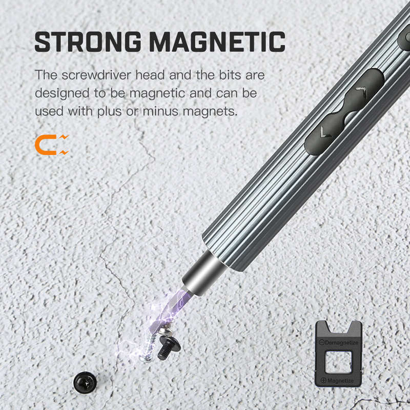 36 in 1 High-Speed Electric Screwdriver Set with 36 Bits 200RPM Motor Dual-Mode Operation Energy-Eff