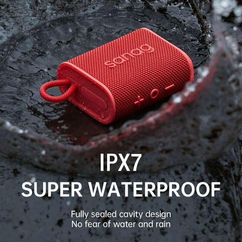 Sanag M13S PRO 5W bluetooth 5.1 Speaker Portable Speaker HiFi Surround Sound Subwoofer RGB Light IPX