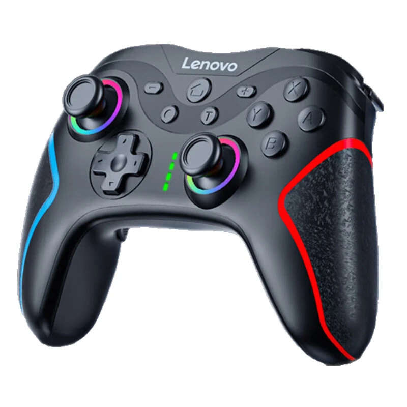 Lenovo S01 Wireless bluetooth Six-axis Game Controller with 3D Hall Joystick RGB Gamepad Macro Progr