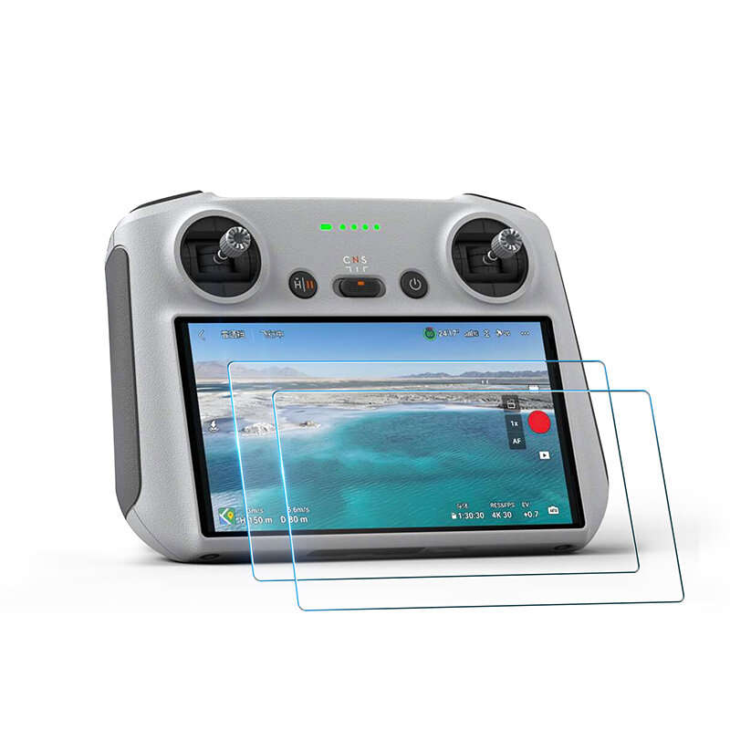 STARTRC 2Pcs 9H Tempered Glass Protective HD Screen Film Anti-Scratch Slim for DJI Mini 3 PRO / Mavi