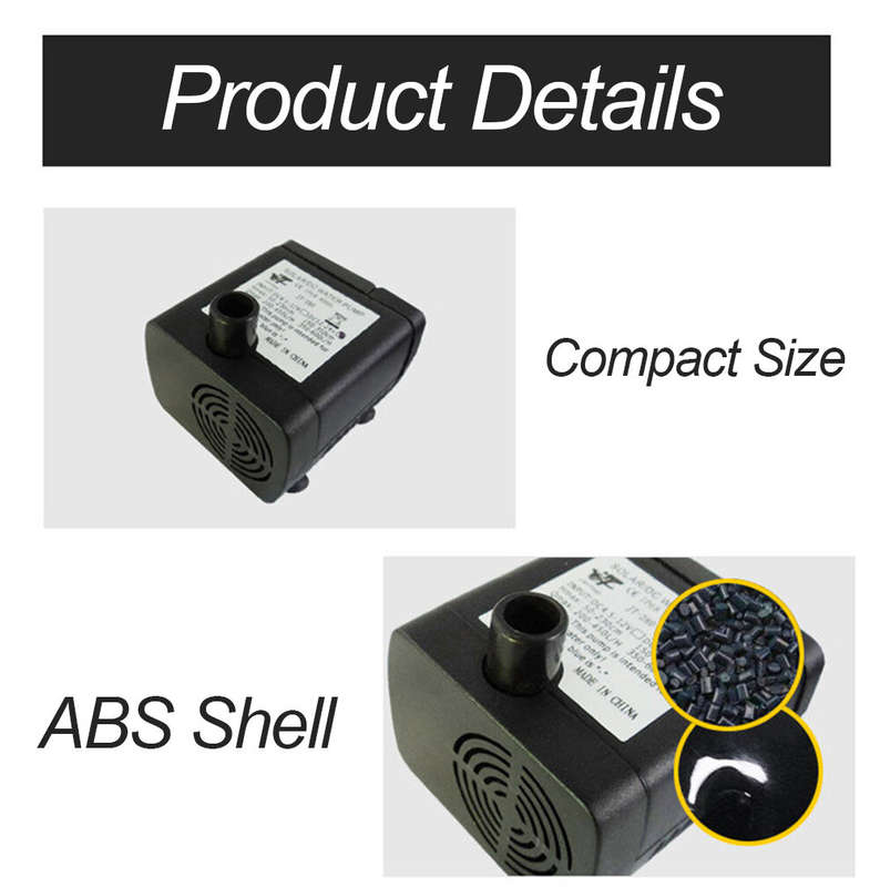 12V Mini Solar Flowing Water Fountain Pump Compact Waterproof Impurity Guard Ideal For Fishbowls Pow