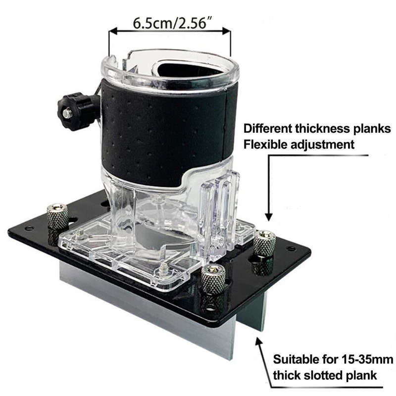 Portable Invisible Connector 2 in 1 Slotter Punch Locator Furniture Trimming Machine Slotting Millin