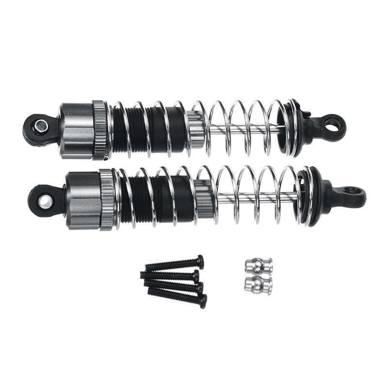 2PCS HBX 2996A 1/10 RC Car Parts Aluminum Cap Oil Filled Shock Absorber Damper Vehicles Models Spare