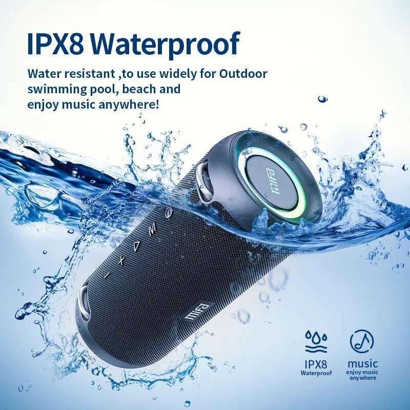 Mifa A90 bluetooth Speaker 60W Output Power bluetooth Speaker with Class D Amplifier Excellent Bass