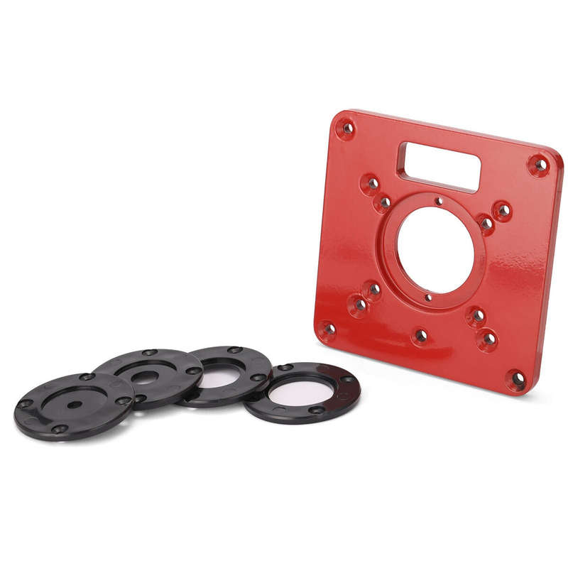 Multifunctional Router Table Insert Plate Woodworking Benches Aluminium Wood Router Trimmer Models E