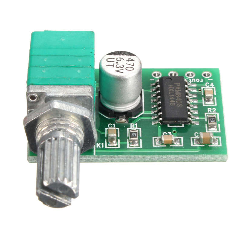 3pcs PAM8403 2 Channel USB Power Audio Amplifier Module Board 3Wx2 Volume Control