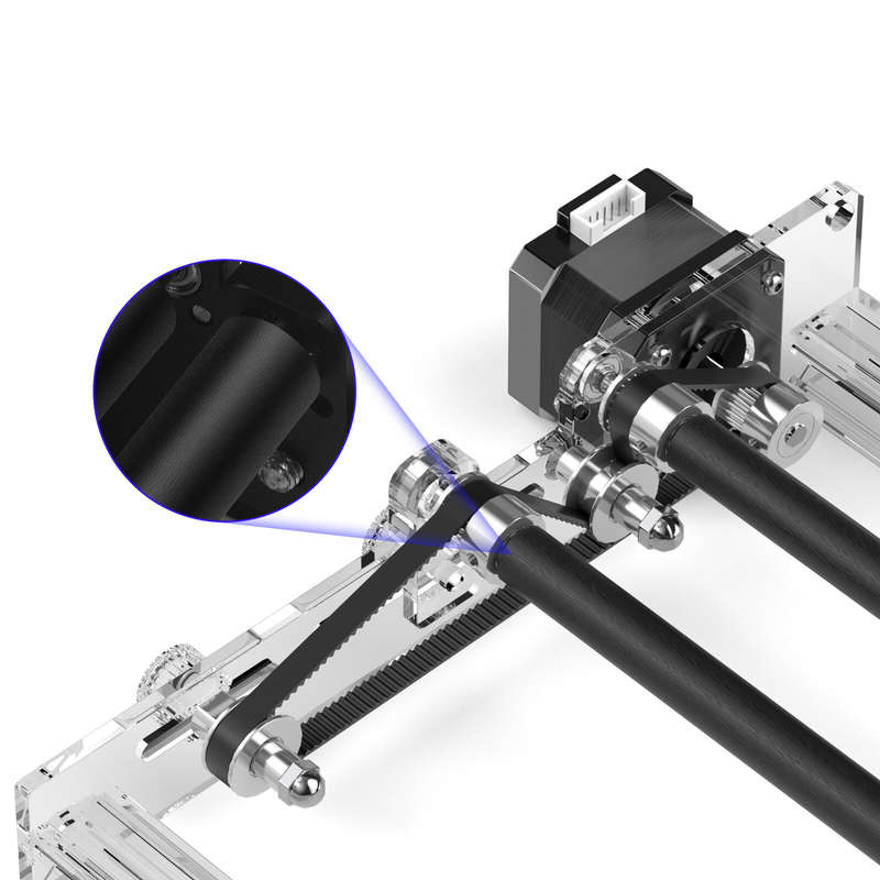 SCULPFUN Laser Rotary Roller for S9 Laser Engraver Y-axis Roller 360 degree Rotating for 6-150mm Eng