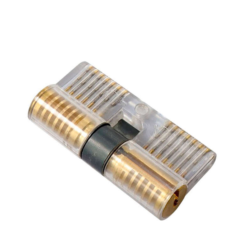 Transparent Locks Cutaway Training Skill Professional Visible Practice Padlock Copper Lock Pick Tool