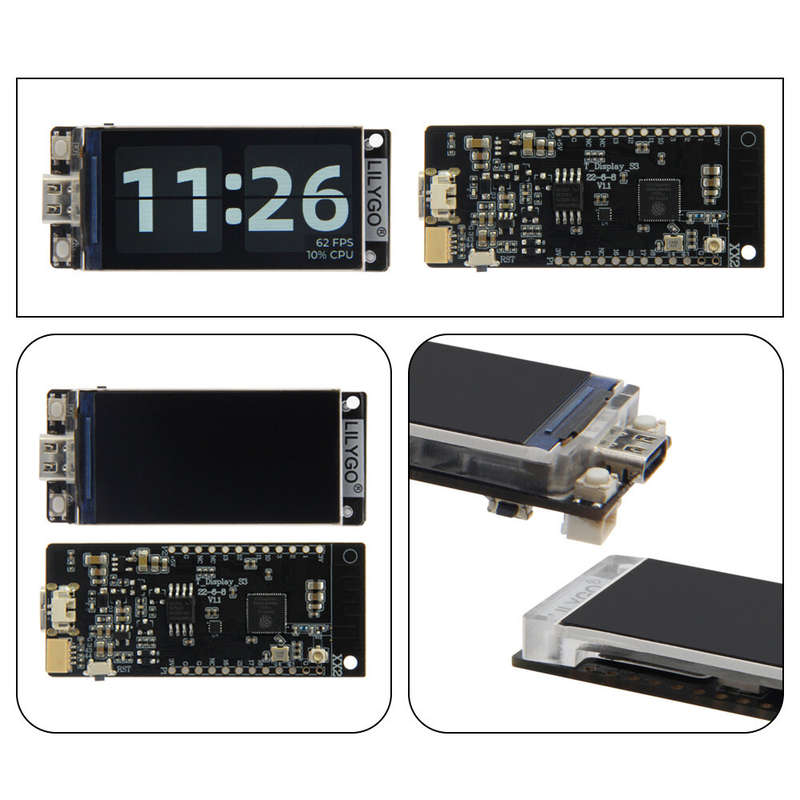 LILYGO T-Display-S3 ESP32-S3 1.9 inch ST7789 LCD Display Development Board WIFI Bluetooth5.0 Wireles