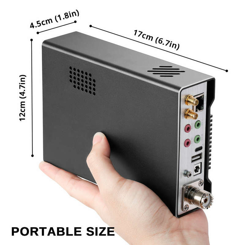 Original Q900 V4 100KHz-2GHz HF/VHF/UHF ALL Mode SDR Transceiver Software Defined Radio DMR SSB CW R