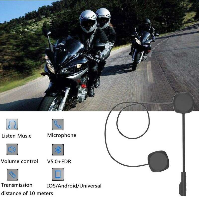 Motorcycle Helmet Headset Wireless BT 5.0 Handsfree Stereo Earphone Motorcycle Helmet Headphones MP3