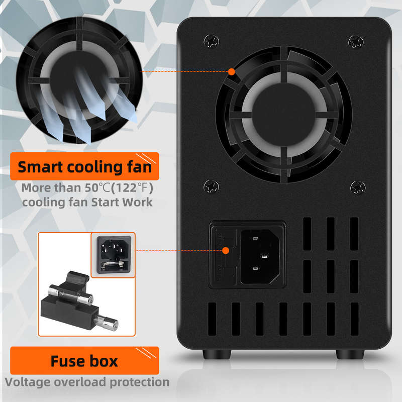 NICE-POWER R-SPS 3010 Precision Power Supply 0-30V 0-10A LED Display USB 5V2A Portable Design Overlo