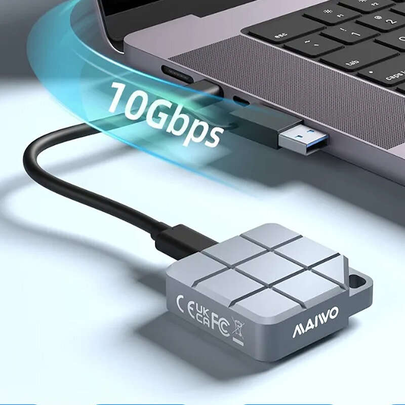 MAIWO M.2 2230 NVMe SSD Enclosure External SSD Case USB-C 3.2 Gen2 to PCI-E NVMe for iPhone 15 Pro M