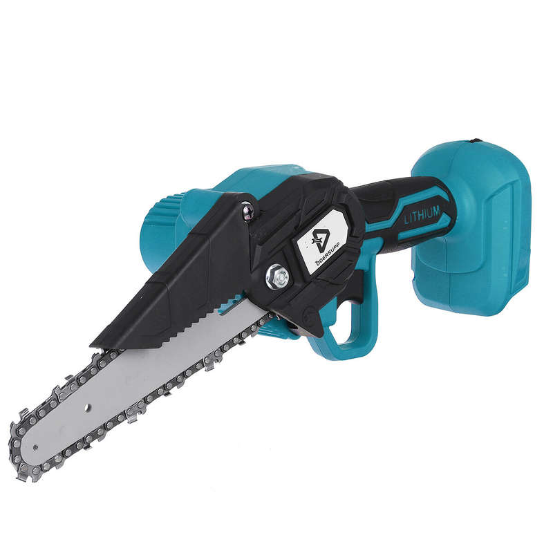 Doersupp 6 Inch Cordless Electric Chain Saw Chainsaw 3000W Mini Woodworking Wood Cutter One-Hand Saw