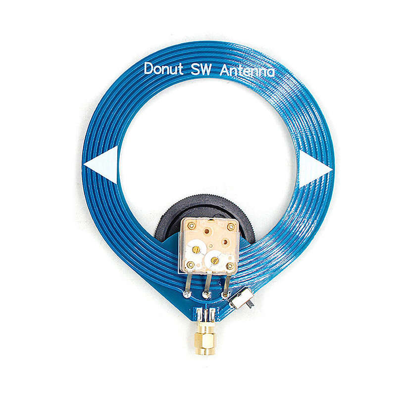 Donut Blue SW Antenna Miniature Loop Antenna with 4-24MHz Frequency Range and High Performance for S