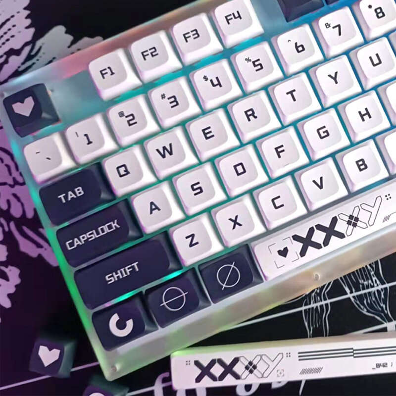 118 Keys Print Theme PBT Keycap Set XDA Profile Sublimation DIY Custom Keycaps for Mechanical Keyboa