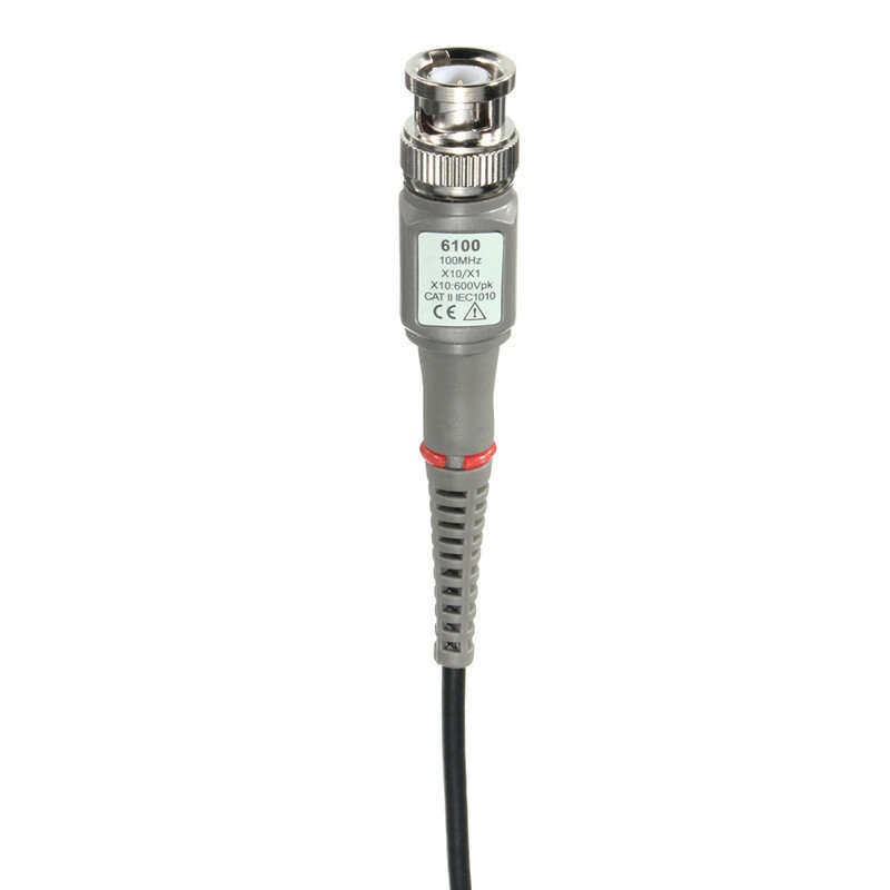 P6100 Oscilloscope 100MHz PKCATI BNC Clip Probes Clip Cable