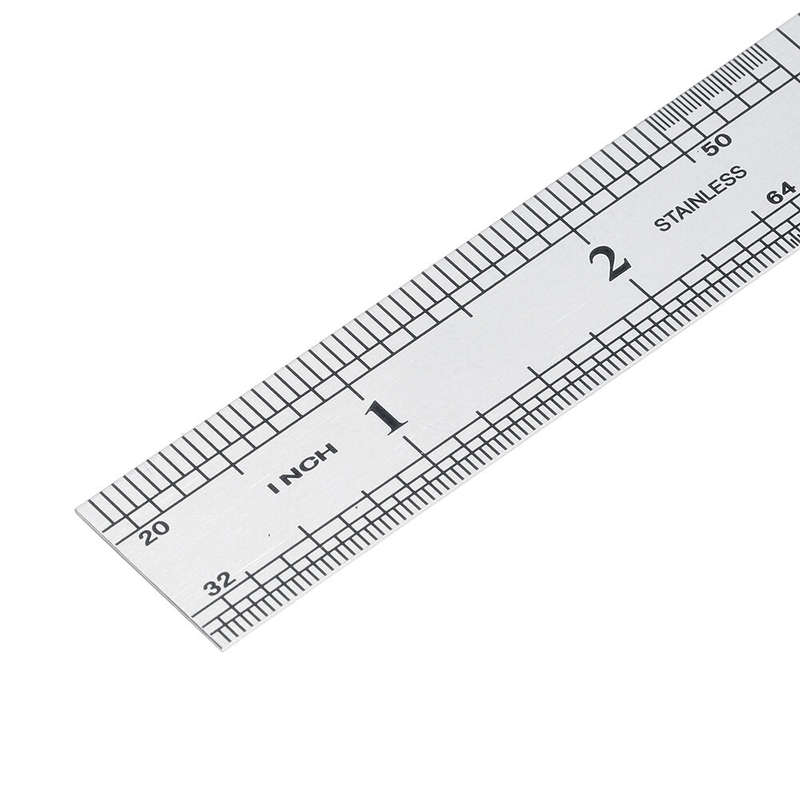 150-1200mm Thickened Stainless Steel Ruler with Metric and Inch Scales Woodworking Scriber Measuring