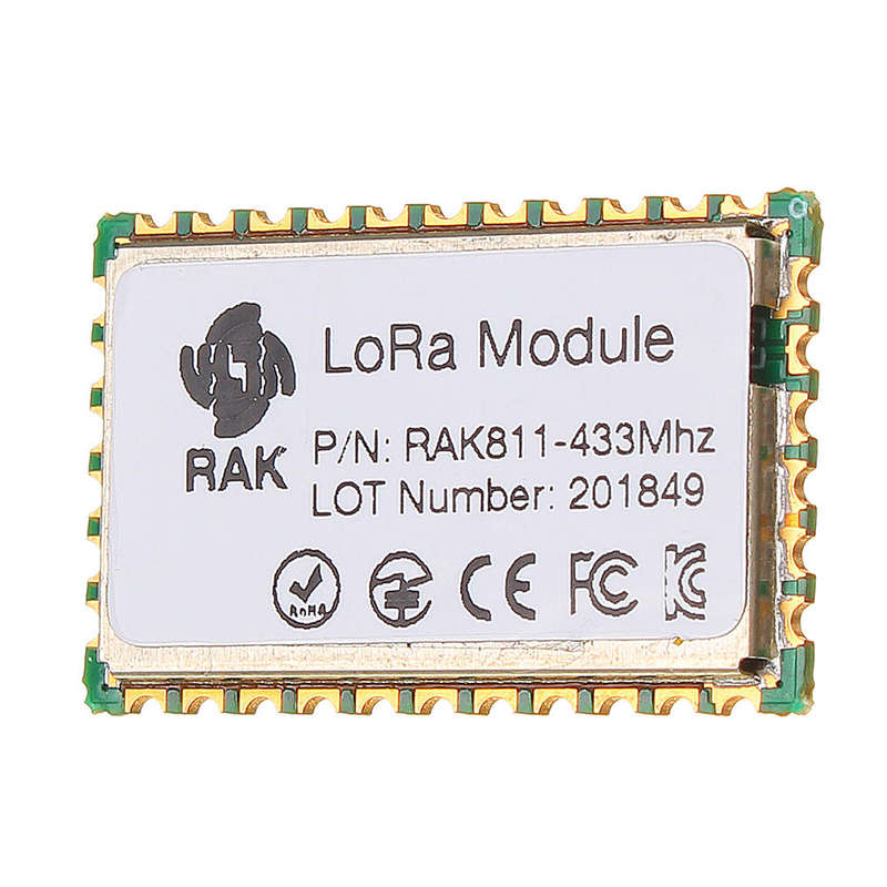 RAK811 LoRa Module SX1276 Wireless Communication Spread Spectrum WiFi 3000 Meters Support LoRaWAN Pr
