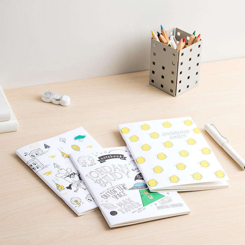Jordan&Judy JJ-YD0031 3PCS Graffiti Notebooks Notepads Sketch Graffiti Notebook For Noting Drawing P