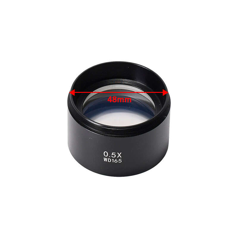 HAYEAR WD165 0.5X 0.7X 2.0X Auxiliary Objects Lens Microscope Camera Lens For Trinocular Binocular S